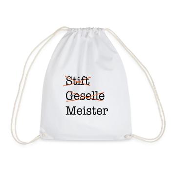 Meister - Turnbeutel - Weiß - Vorne