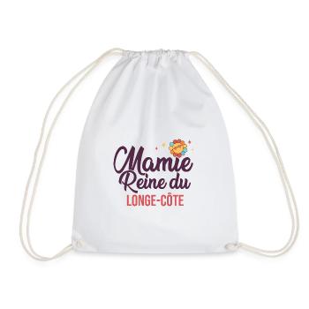 Mamie reine du long côte cadeau fête des mères - Sac de sport léger - blanc - Devant