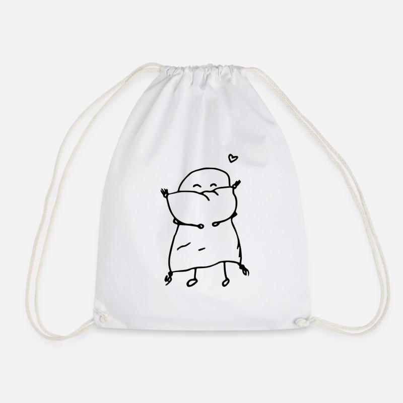 moi et mon oreiller - Sac de sport léger - blanc
