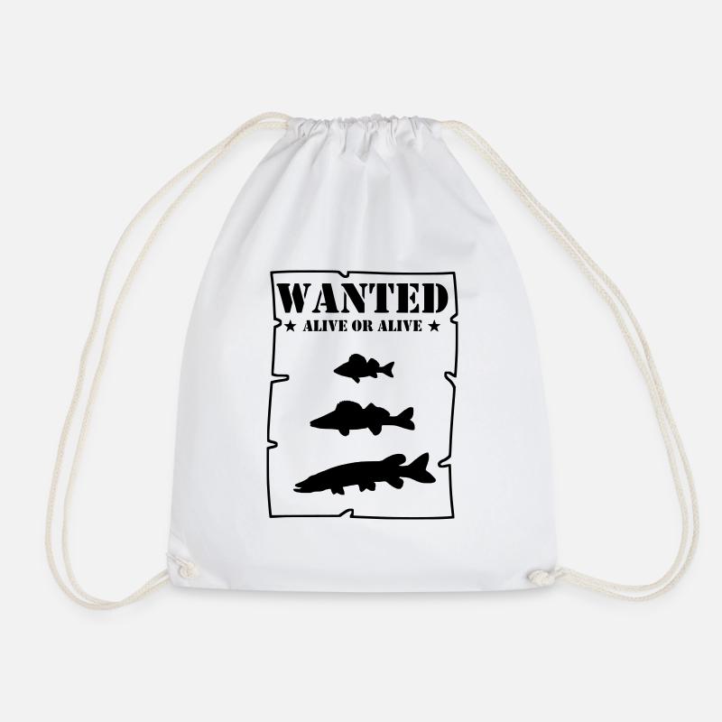 Wanted alive or alive - Turnbeutel - Weiß