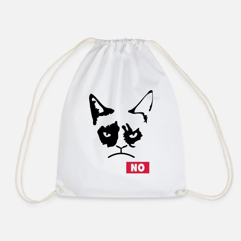 Grumpy Cat - Turnbeutel - Weiß
