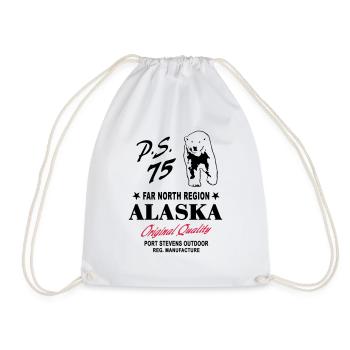 Alaska - Polar Bear - Turnbeutel - Weiß - Vorne