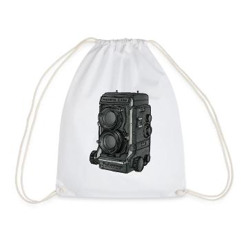 Mamiya C330 - Drawstring Bag - white - Front