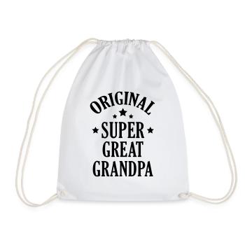 Papy Papi Grand-Père Retraite famille - Sac de sport léger - blanc - Devant