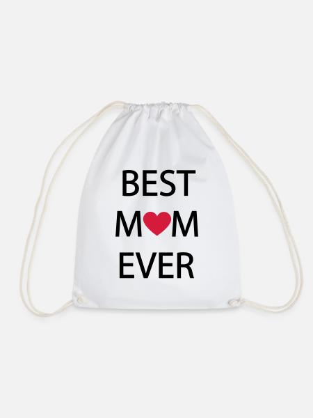 BEST MOM EVER - Turnbeutel - Weiß