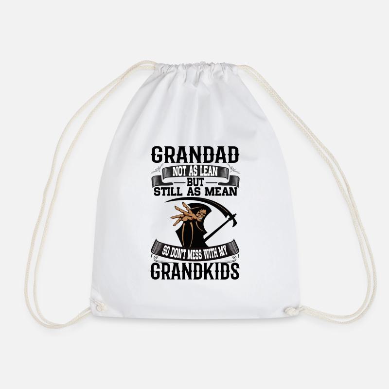 Grandad - Drawstring Bag - white