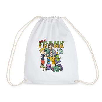 Lets be Frank Halloween Gift - Drawstring Bag - white - Front