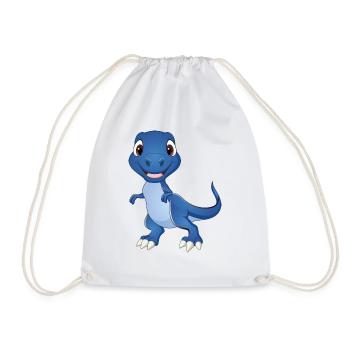 Dinosaure T-Rex - Sac de sport léger - blanc - Devant