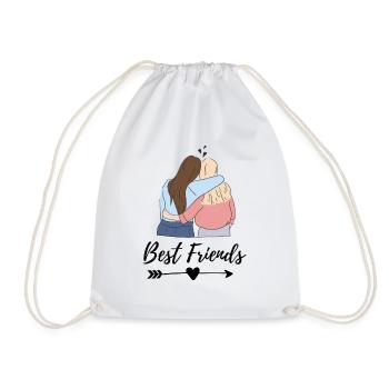 Best Friends - Turnbeutel - Weiß - Vorne