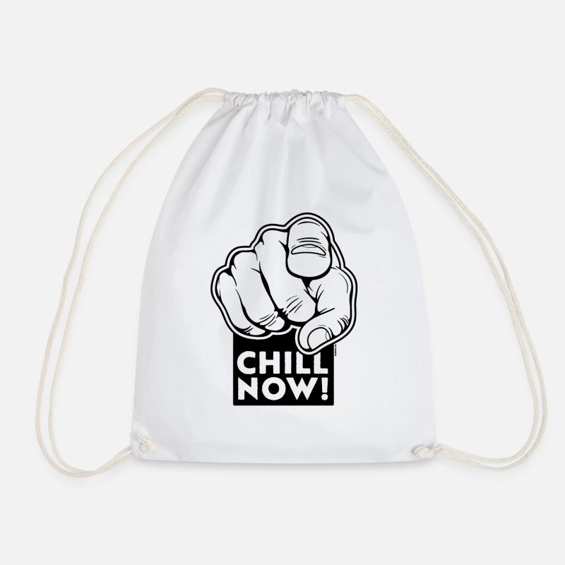 CHILL NOW! - Turnbeutel - Weiß