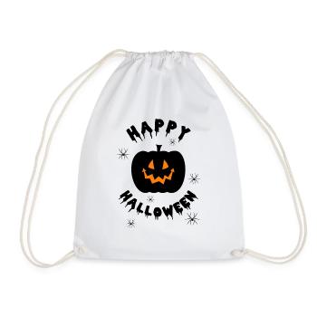 Citrouille horreur halloween - Sac de sport léger - blanc - Devant