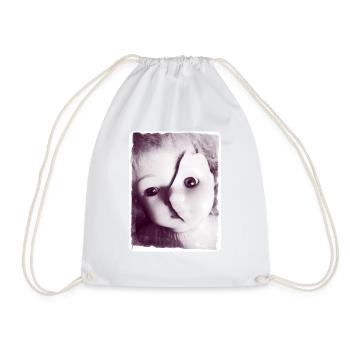 Broken Puppet - Drawstring Bag - white - Front