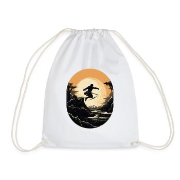 Le silence de la Lune - Sac de sport léger - blanc - Devant