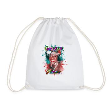 LGBTQ Pride Marsha P Johnson Sustainable - Drawstring Bag - white - Front