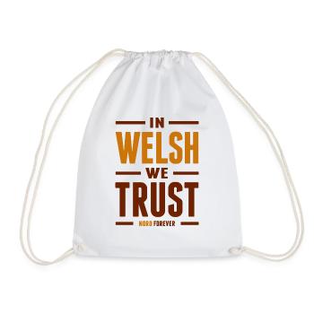 In Welsh we trust - Sac de sport léger - blanc - Devant