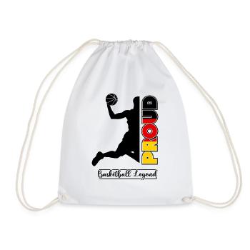 Basketball legends - Drawstring Bag - white - Front
