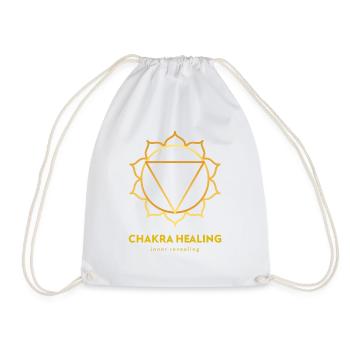 Solar Plexus Chakra T-Shirt - Turnbeutel - Weiß - Vorne