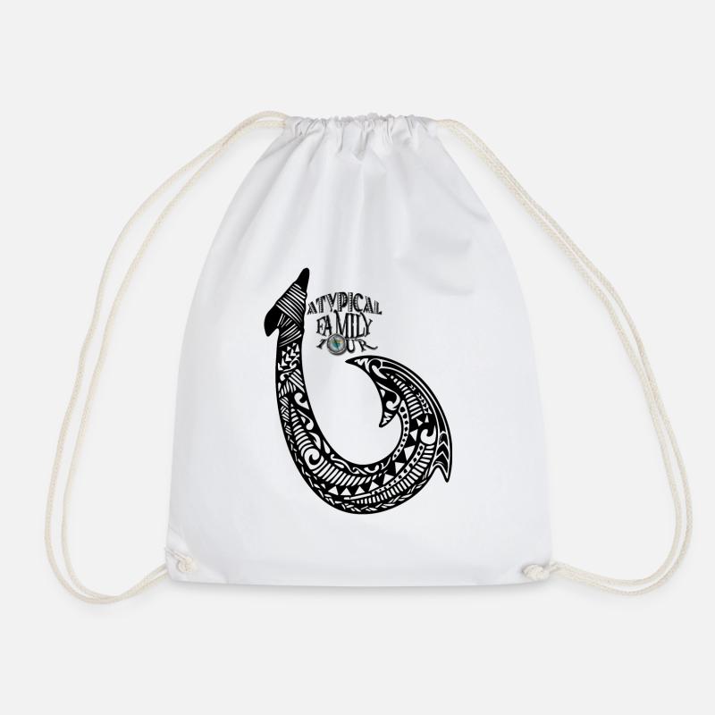 A.F.T Hook - Drawstring Bag - white