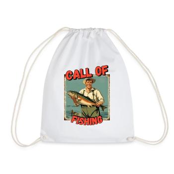 appel de la pêche 3 - Sac de sport léger - blanc - Devant