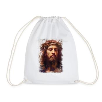 Jésus Bible Religion Chrétienne Croix Chrétienne Chrétienne - Sac de sport léger - blanc - Devant