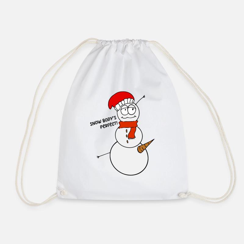 Lustiger Spruch Witzig Humor Geschenkidee - Turnbeutel - Weiß