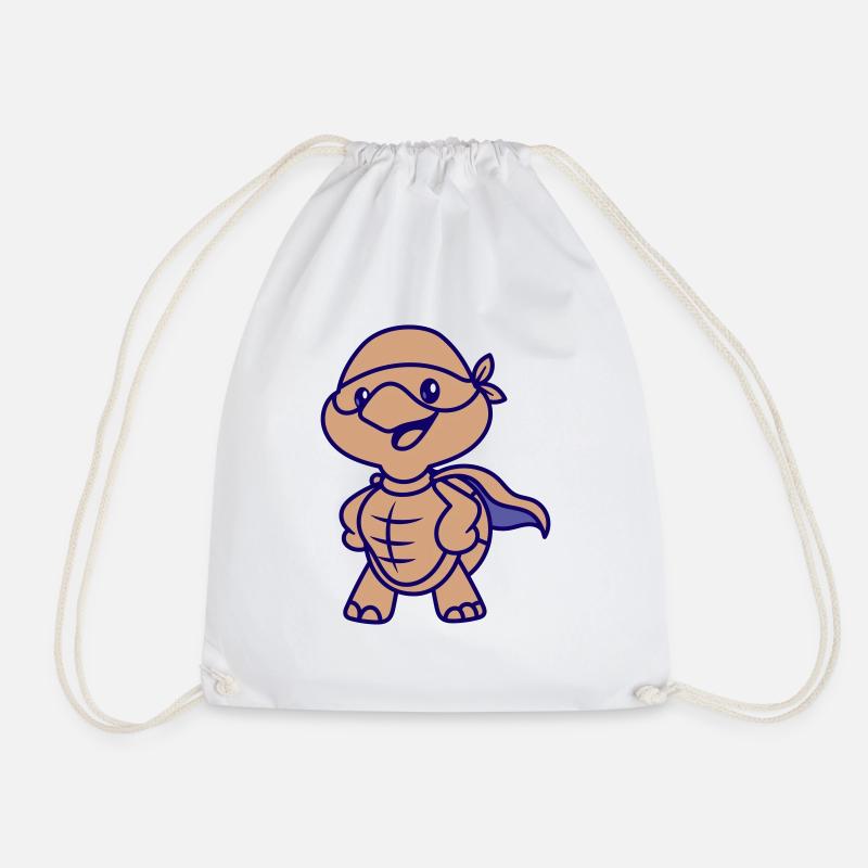 Ninja Trutle - Drawstring Bag - white