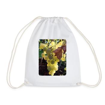GRAPE - Drawstring Bag - white - Front