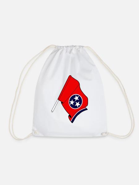 Tennessee-Flagge - Turnbeutel - Weiß