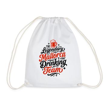 Mallorca Drinking Team - Drawstring Bag - white - Front
