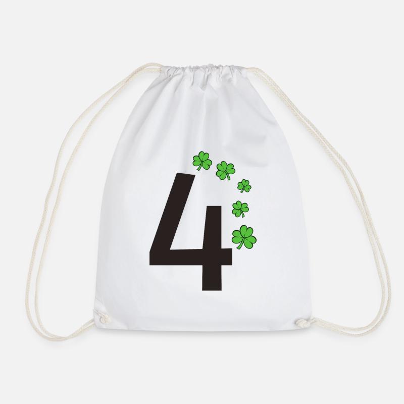 4 - Drawstring Bag - white