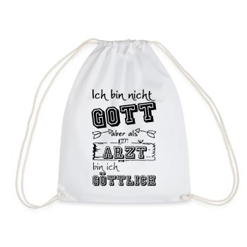 Göttlicher Arzt Geschenk - Turnbeutel - Weiß - Vorne