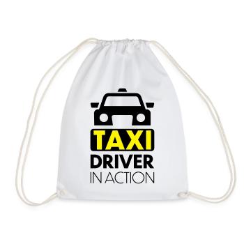 Taxi - Turnbeutel - Weiß - Vorne