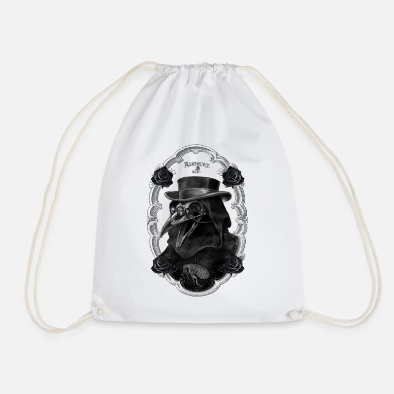 Alchemy England Black Death - Drawstring Bag - white