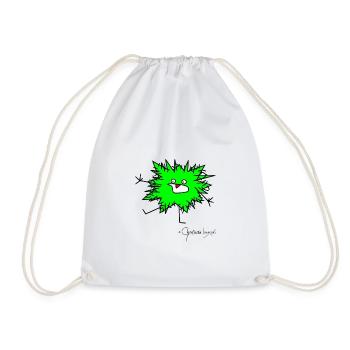 Woolly Beastie freaks out © Chyropterum Innoxius - Drawstring Bag - white - Front