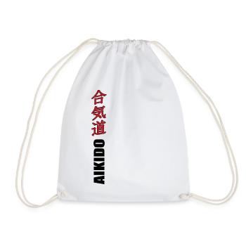 Aikido - Drawstring Bag - white - Front