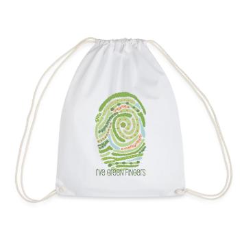 Empreinte digitale du jardin - Sac de sport léger - blanc - Devant