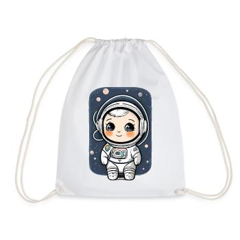 Astronaute mignon #1 - Sac de sport léger - blanc - Devant