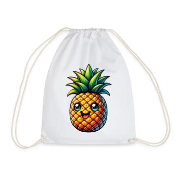 Ananas - Sac de sport léger - blanc - Devant