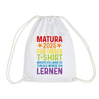 Matura 2026 - Drawstring Bag - white - Front
