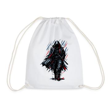 Combattant de l’Ombre Noire - Sac de sport léger - blanc - Devant