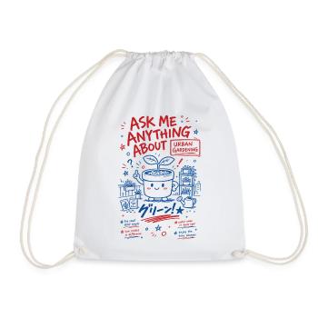 Le jardinage urbain me demande n’importe quoi - Sac de sport léger - blanc - Devant