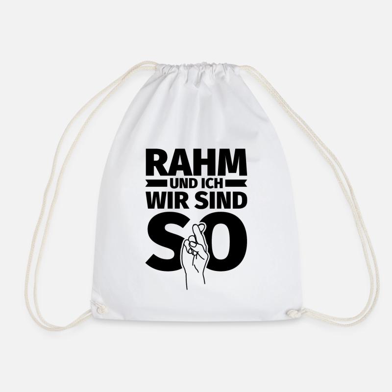 Rahm und ich wir sind so - Turnbeutel - Weiß