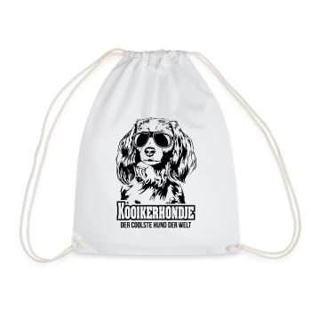 KOOIKERHONDJE chien le plus cool chien disant Wilsigns - Sac de sport léger - blanc - Devant