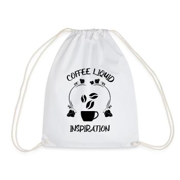 Kaffee Espresso Käffchen - Turnbeutel - Weiß - Vorne