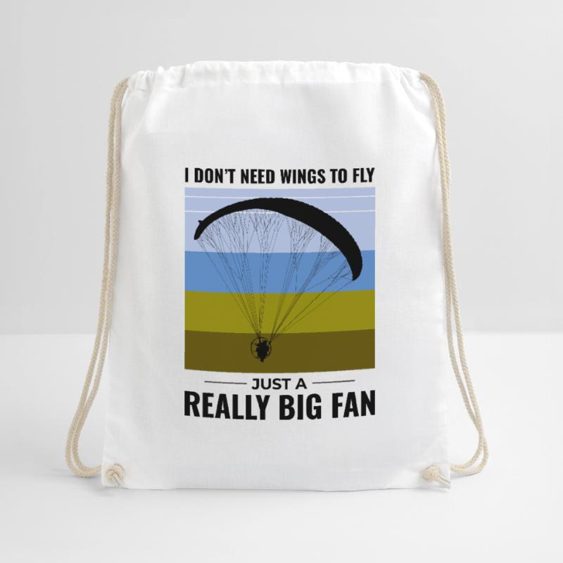 Paramotor Pilot Paramotoring Powered Paraglider Drawstring Bag