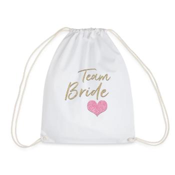 Team Bride - Turnbeutel - Weiß - Vorne