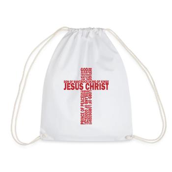 Jésus-Christ Faith Don - Sac de sport léger - blanc - Devant