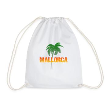 Mallorca - Drawstring Bag - white - Front