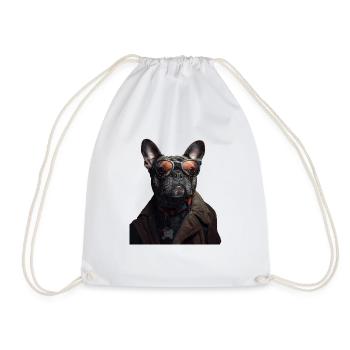 Cool Dog - Turnbeutel - Weiß - Vorne