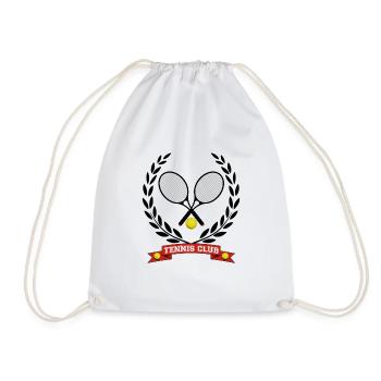 tennis - Turnbeutel - Weiß - Vorne